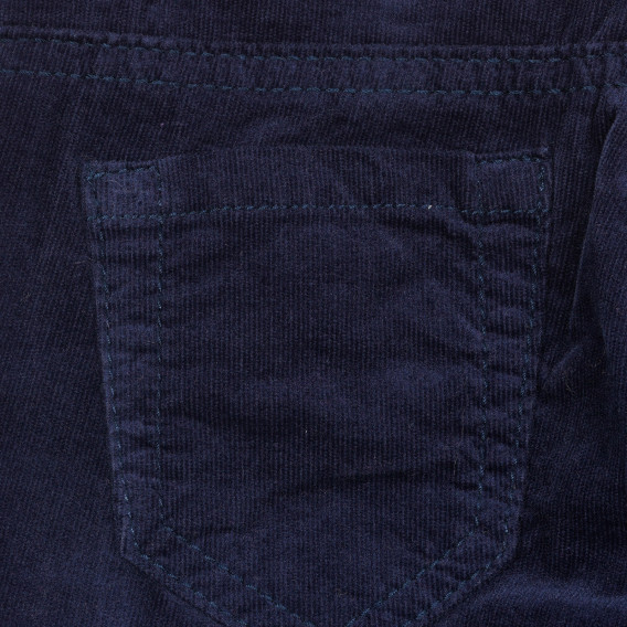 Pantaloni din bumbac denim pentru bebeluș, albastru închis Benetton 232254 3