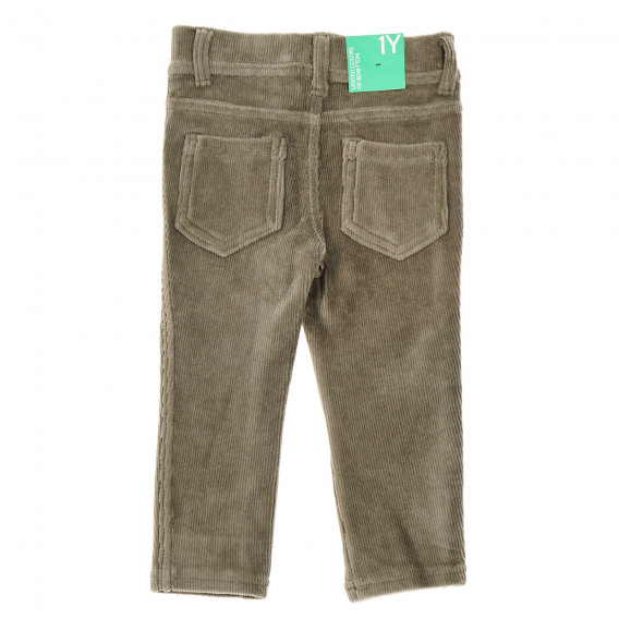 Pantaloni jeans pentru bebeluși, gri Benetton 232271 4