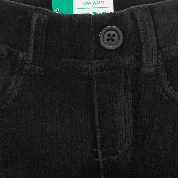 Pantaloni jeans pentru bebeluși, negri Benetton 232355 2
