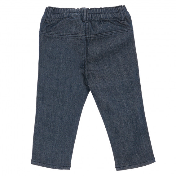 Pantaloni cu buzunare decorative pentru bebeluș, albastru închis Benetton 232427 4