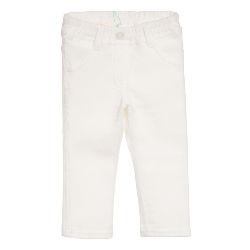 Jeans pentru bebeluși, albi  232649