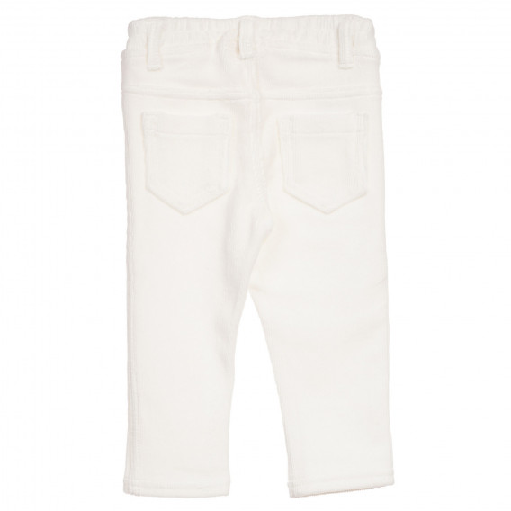 Jeans pentru bebeluși, albi Benetton 232652 4
