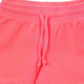 Pantaloni scurți din bumbac cu sigla mărcii pentru bebeluși, roz Benetton 232878 2