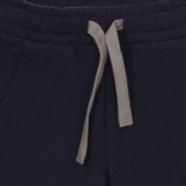 Pantaloni scurți din bumbac cu logo-ul mărcii pentru bebeluși, albastru închis Benetton 232922 2