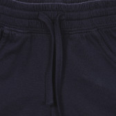 Pantaloni scurți din bumbac cu logo-ul mărcii pentru bebeluș, albastru închis Benetton 232926 2