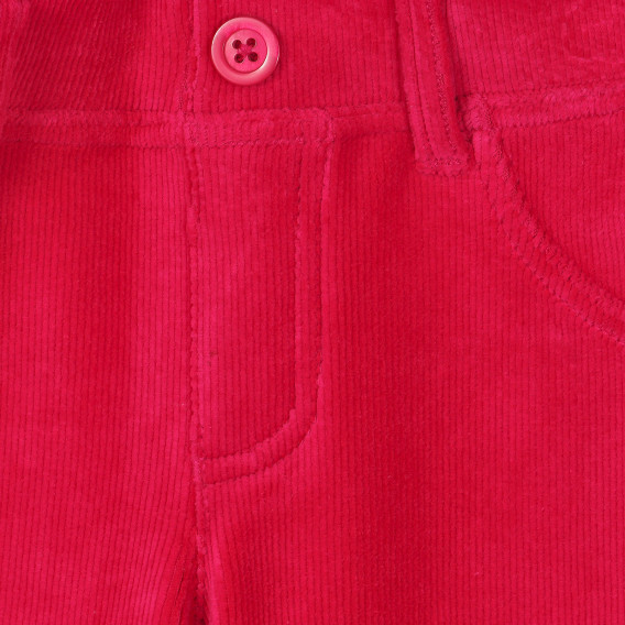 Pantaloni din jeans, roșii Benetton 232938 2
