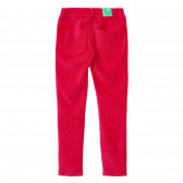 Pantaloni din jeans, roșii Benetton 232939 3