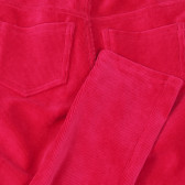 Pantaloni din jeans, roșii Benetton 232940 4
