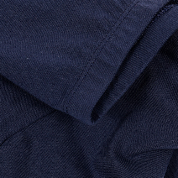 Pantaloni din bumbac pentru un bebeluș cu lungime 3/4, albastru Benetton 232979 6