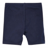 Pantaloni din bumbac pentru un bebeluș cu lungime 3/4, albastru Benetton 232980 7