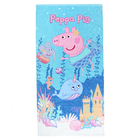 Prosop de plajă Peppa Pig, albastru Peppa pig 233016 