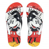 Flip flops Mickey Mouse, roșu și negru Mickey Mouse 233038 
