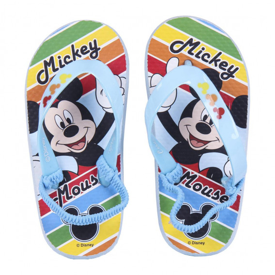 Flip flops cu curea elastică Minnie Mouse, în roz Mickey Mouse 233065 