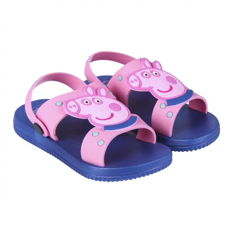Sandale cu aplicație Peppa Pig, roz  233082