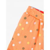 Pantaloni scurți din bumbac organic, în portocaliu Name it 233377 3