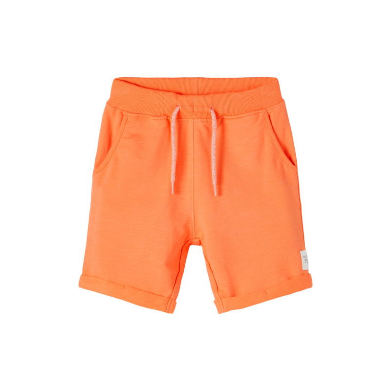 Pantaloni scurți din bumbac organic, portocalii  233393