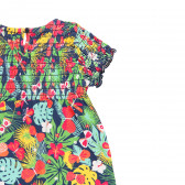 Set de rochie și chiloți din bumbac cu imprimeu floral, multicolor Boboli 233432 3