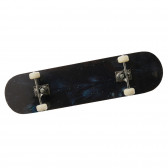 Skateboard cu imprimeu abstract și accente albastre Amaya 233768 