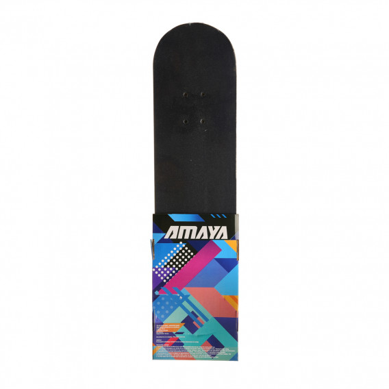 Skateboard cu imprimeu abstract și accente albastre Amaya 233772 5