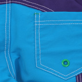 Costum de baie cu sigla mărcii și detalii albastru închis, albastru deschis Benetton 234084 3