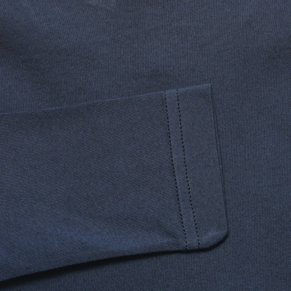 Bluză din bumbac cu mâneci lungi Spider-Man, albastru închis Benetton 234226 3