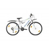 Bicicletă pentru copii Probike Speed 24 ", alb mat Sprint 234383 