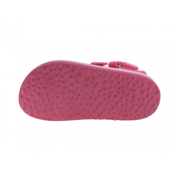 Sandale cu aplicație florală, roz Beppi 234428 2