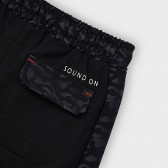 Pantaloni scurți cu detalii de camuflaj, negru Mayoral 234438 3