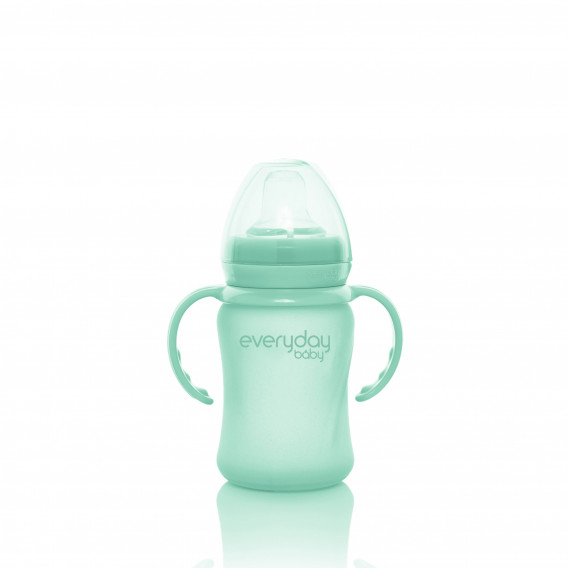 Sticlă fără vărsare, Healthy +, 150 ml, peste 6 luni, culoare: verde Everyday baby 234781 2