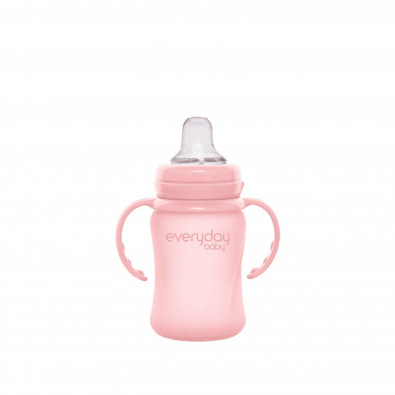 Sticlă fără vărsare, Healthy +, 150 ml, 6+ luni, culoare: roz Everyday baby 234784 