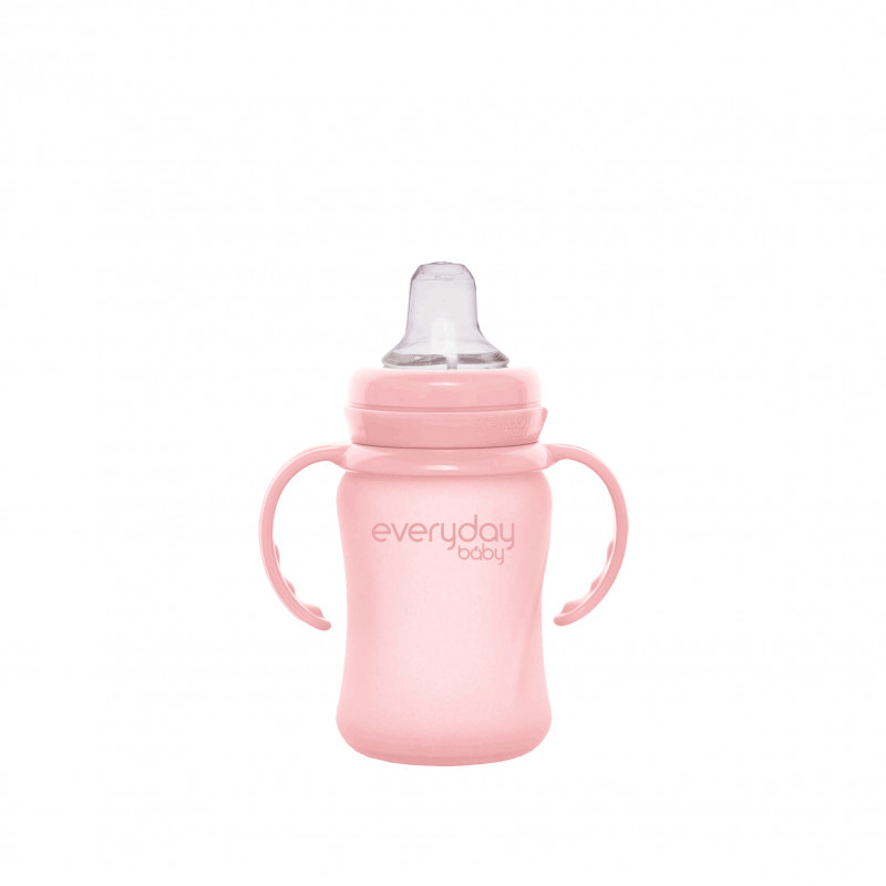 Sticlă fără vărsare, Healthy +, 150 ml, 6+ luni, culoare: roz  234784