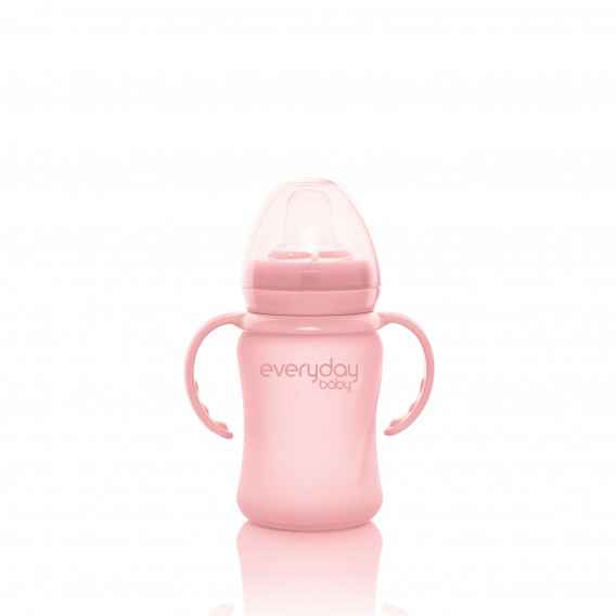 Sticlă fără vărsare, Healthy +, 150 ml, 6+ luni, culoare: roz Everyday baby 234785 2