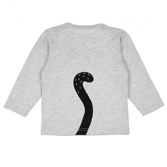 Bluză din bumbac cu mânecă lungă cu aplicație de pisoi negru pentru fetițe Pinokio 234951 5