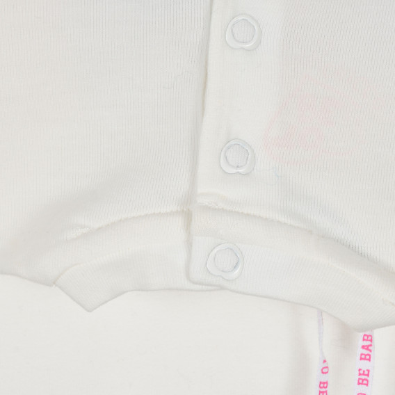Bluză din bumbac cu mâneci lungi și imprimeu colorat pentru fete Chicco 234978 3