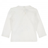 Bluză din bumbac cu mâneci lungi și imprimeu grafic pentru fete Chicco 235033 4