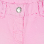 Pantaloni scurți pentru fete, roz, cu dantelă Boboli 235043 3