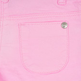 Pantaloni scurți pentru fete, roz, cu dantelă Boboli 235044 5