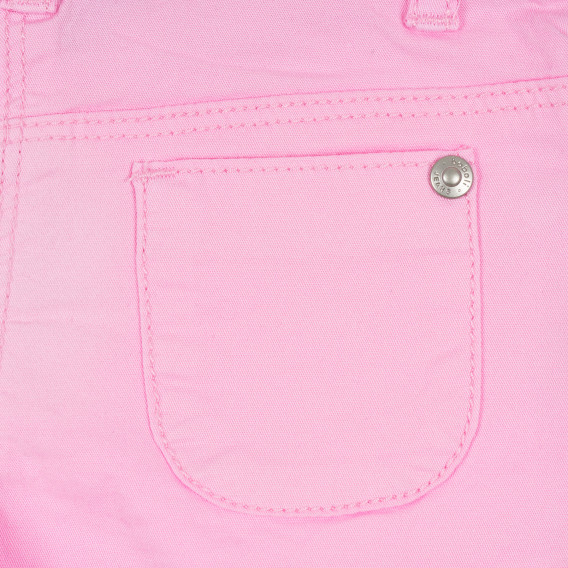 Pantaloni scurți pentru fete, roz, cu dantelă Boboli 235044 5