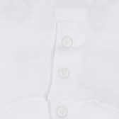 Bluză din bumbac cu mâneci scurte și decolteu rotund pentru o fetiță Armani 235059 3