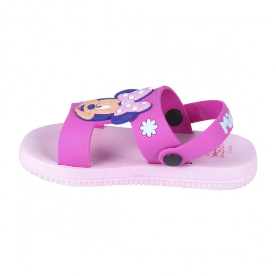 Sandale cu aplicație Minnie Mouse, roz Minnie Mouse 235194 3