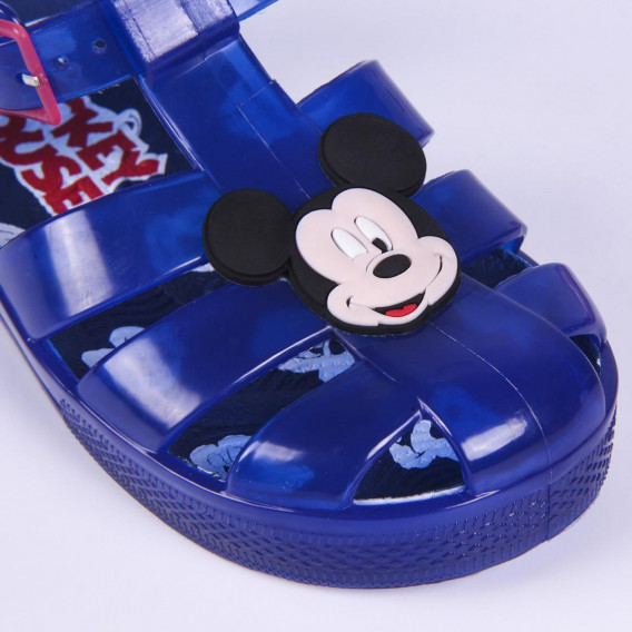 Sandale cu aplicație Mickey Mouse, albastre Mickey Mouse 235209 5