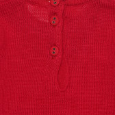 Rochie pentru copii cu mânecă lungă, de culoare roșie, cu imprimeu geantă Chicco 235357 4