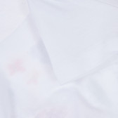Bluză clasică cu mânecă scurtă, cu o imagine frumoasă pentru fete Boboli 235452 3