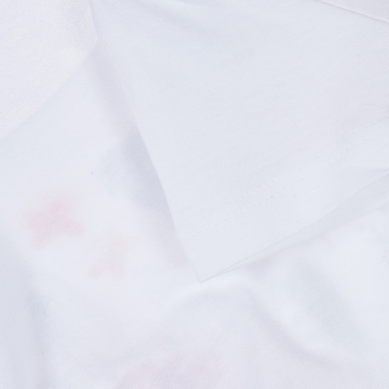 Bluză clasică cu mânecă scurtă, cu o imagine frumoasă pentru fete Boboli 235452 3