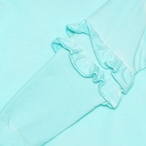 Bluză de bumbac cu mâneci lungi pentru fete, decorată cu volane Boboli 235511 4