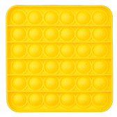 Jucărie antistres Pop It pătrată, galbenă Zi 235706 