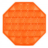 Jucărie anti-stres Pop It octogon, portocalie Zi 235728 