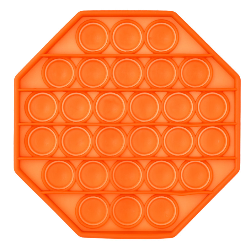 Jucărie anti-stres Pop It octogon, portocalie  235728