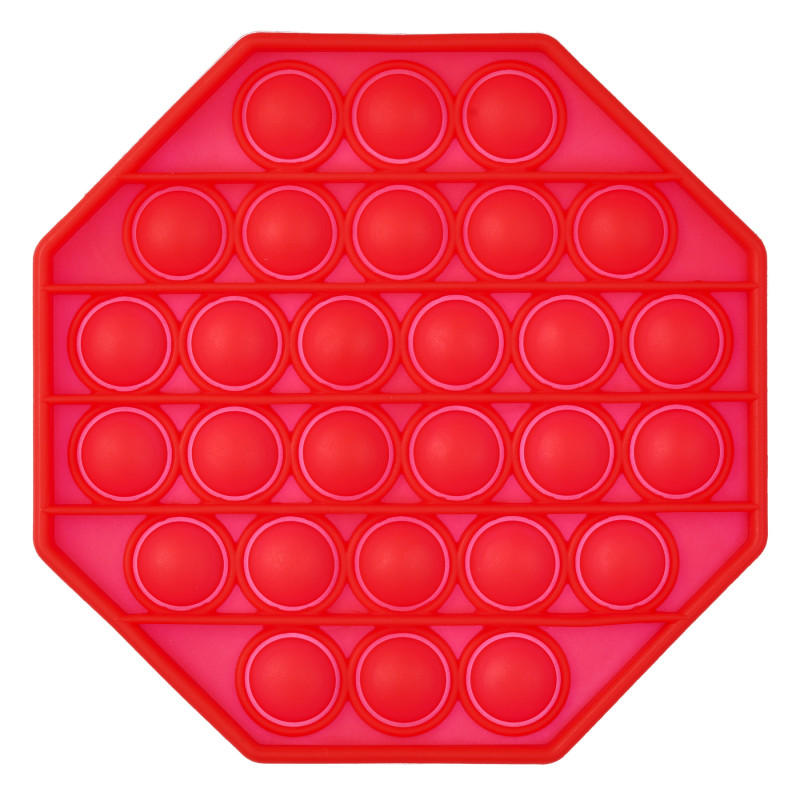Jucărie anti-stres Pop It octogon, roșie  235734