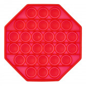 Jucărie anti-stres Pop It octogon, roșie Zi 235735 2